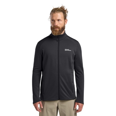  Jack Wolfskin Kolbenberg Fz Erkek Gri Polar Ceket