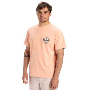  Quiksilver Nd Wake Up World Erkek Turuncu Tişört