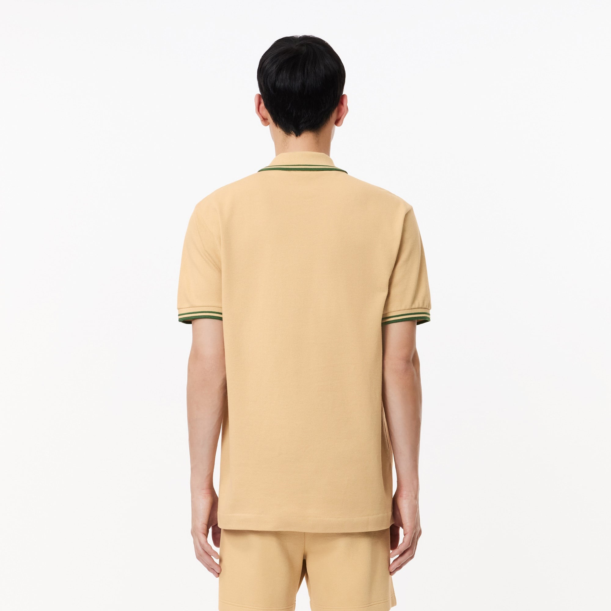 Lacoste L.12.12 Erkek Classic Fit Baskılı Kahverengi Polo