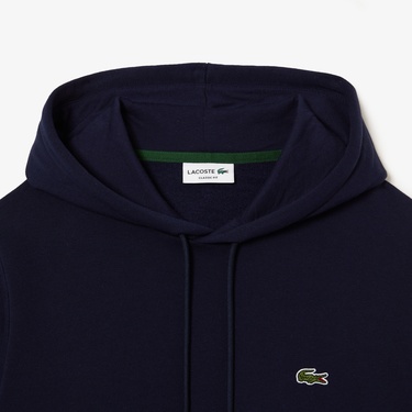  Erkek Classic Fit Kapüşonlu Lacivert Sweatshirt