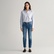 GANT Kadın Mavi Slim Fit Jean Pantolon
