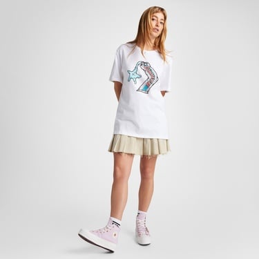  Converse Chuck Taylor All Star Lift Platform Buckle Unisex Pembe Sneaker