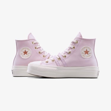  Converse Chuck Taylor All Star Lift Platform Buckle Unisex Pembe Sneaker