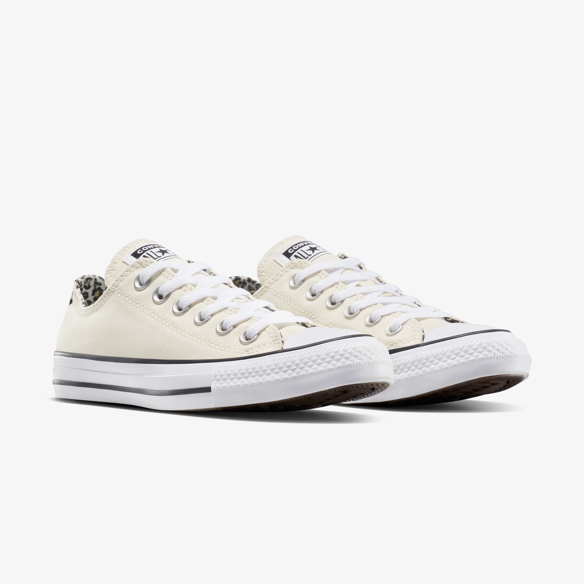 Converse Chuck Taylor All Star Leopard Unisex Krem Sneaker