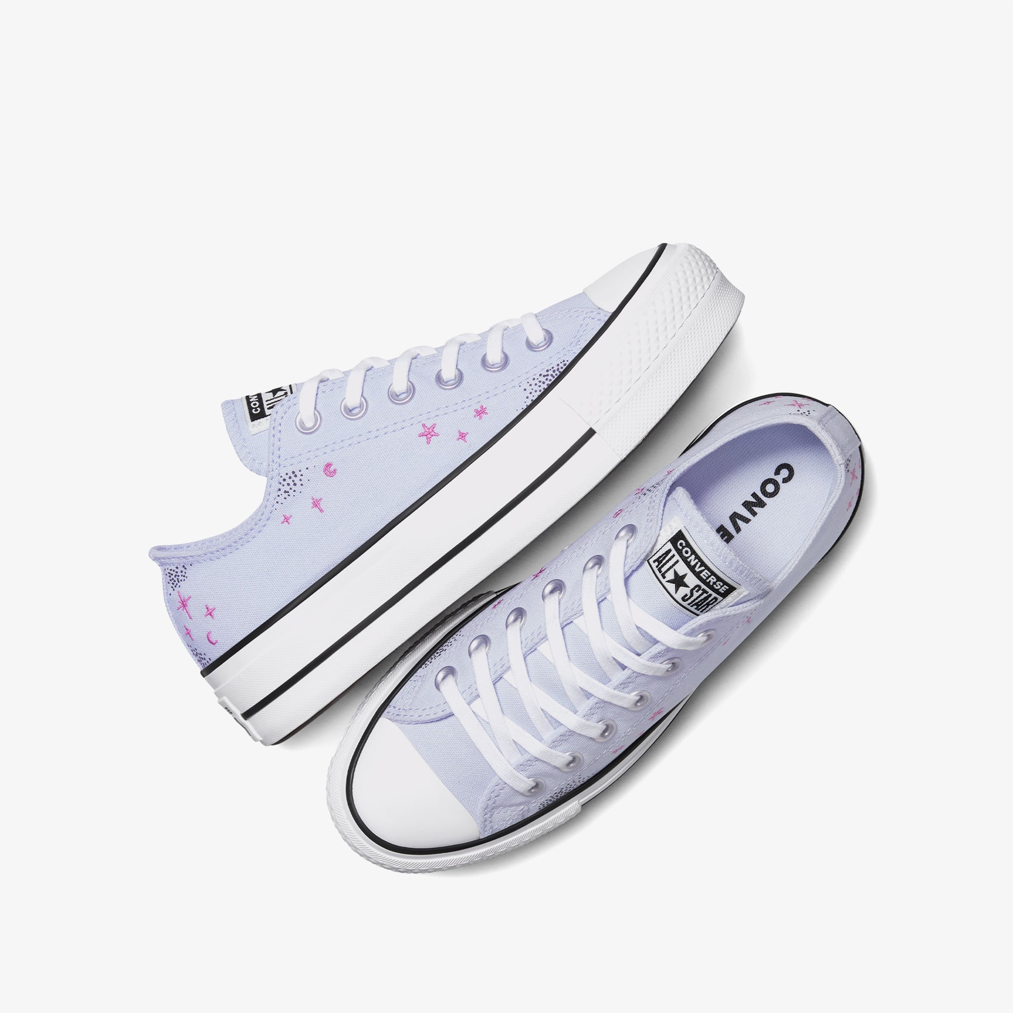 Converse Converse Chuck Taylor All Star Lift Platform Celestial Unisex Mor Sneaker | FashFed Mor - 7. görsel