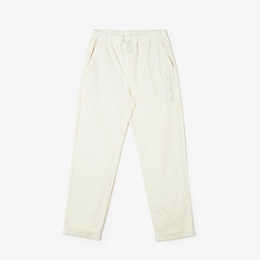  Lacoste Kadın Regular Fit Bej Pantolon