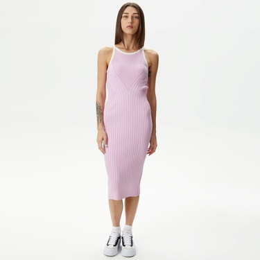  Lacoste Kadın Pembe Elbise