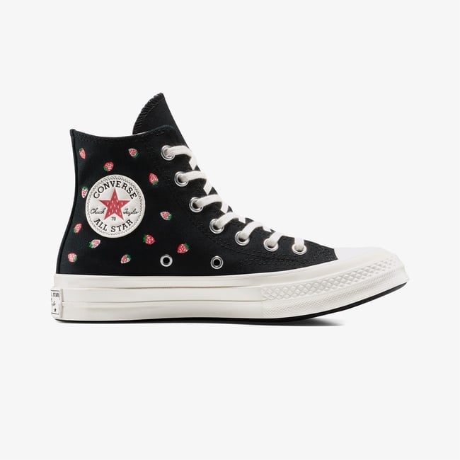  Converse Chuck 70 Strawberries Unisex Siyah Sneaker