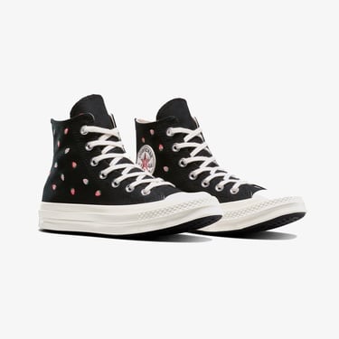  Converse Chuck 70 Strawberries Unisex Siyah Sneaker