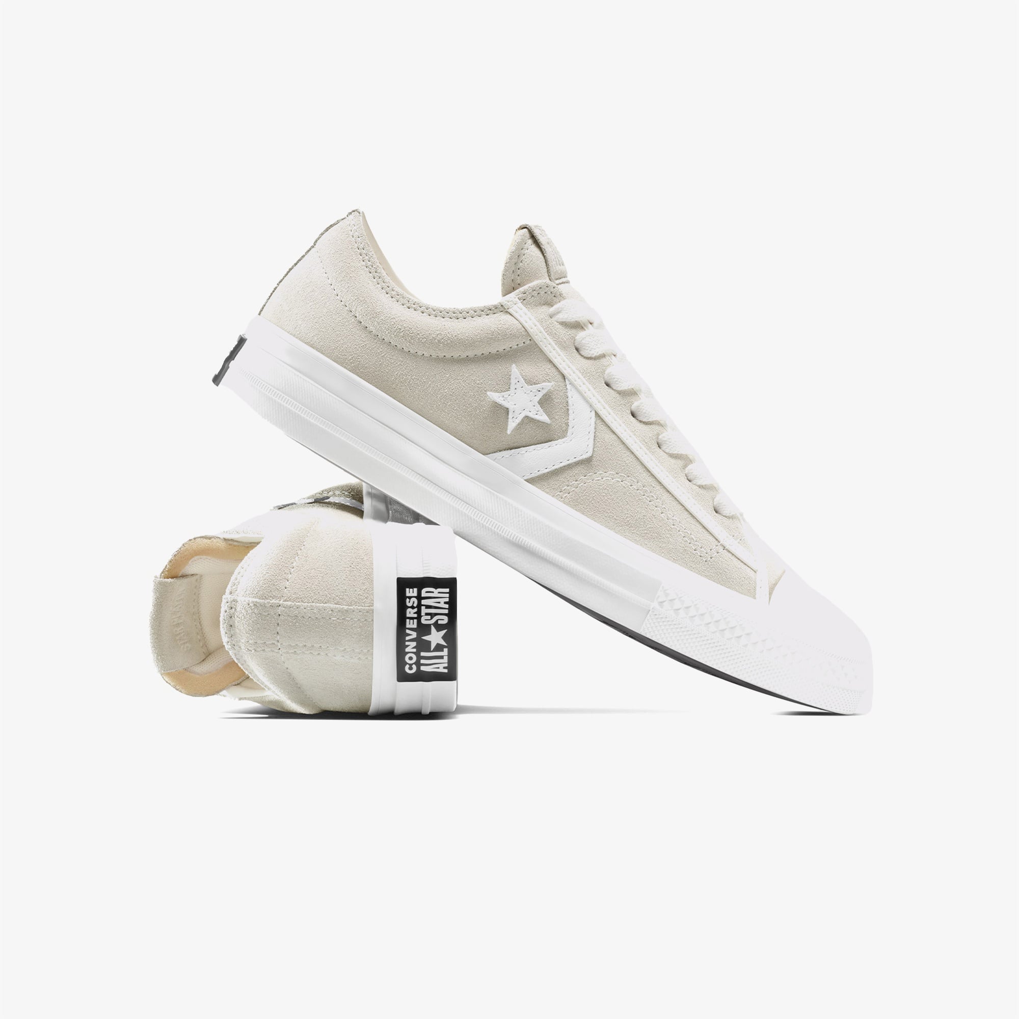 Converse Star Player 76 Suede Unisex Krem Sneaker