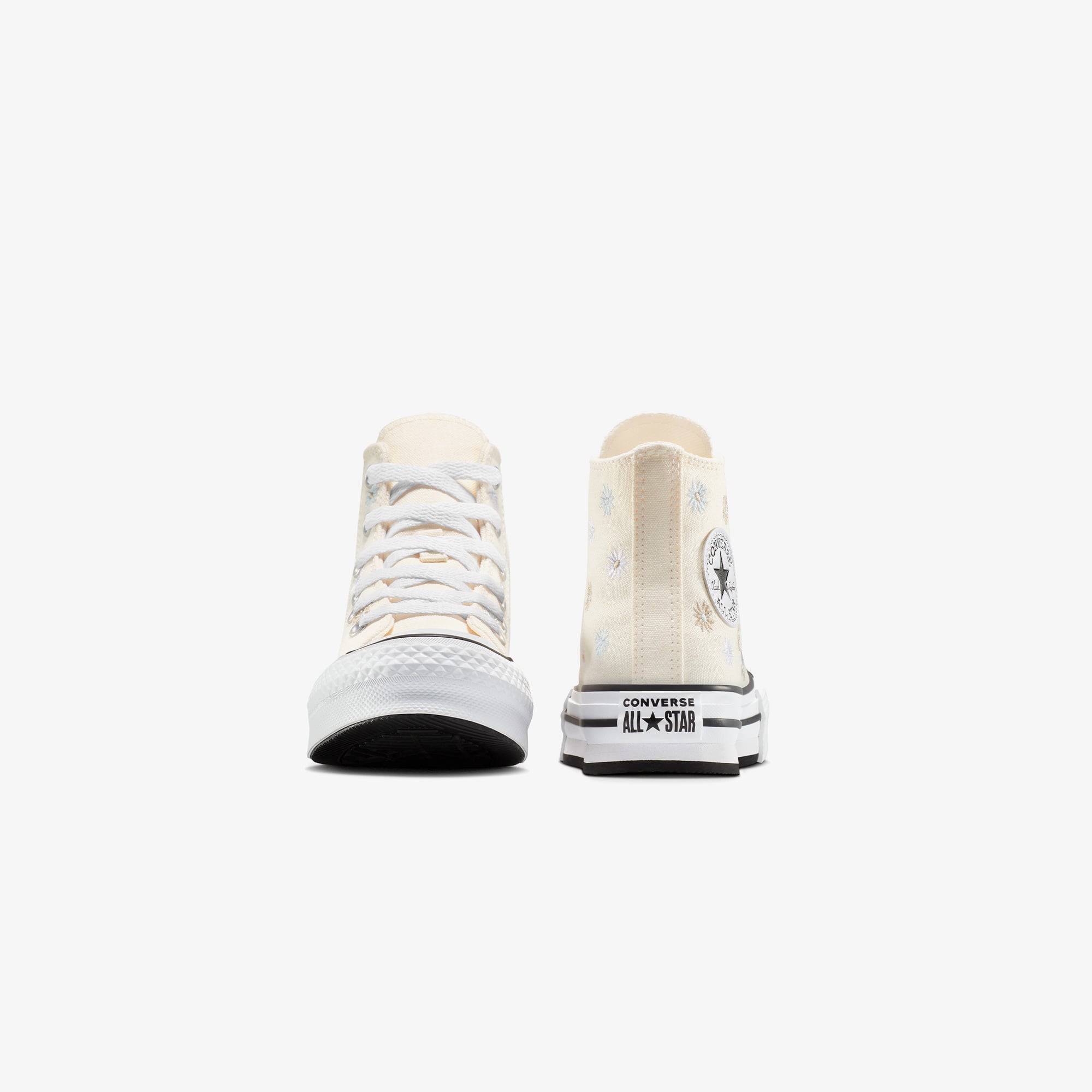 Converse Chuck Taylor All Star Platform Florals Çocuk Krem Sneaker - Görsel 4