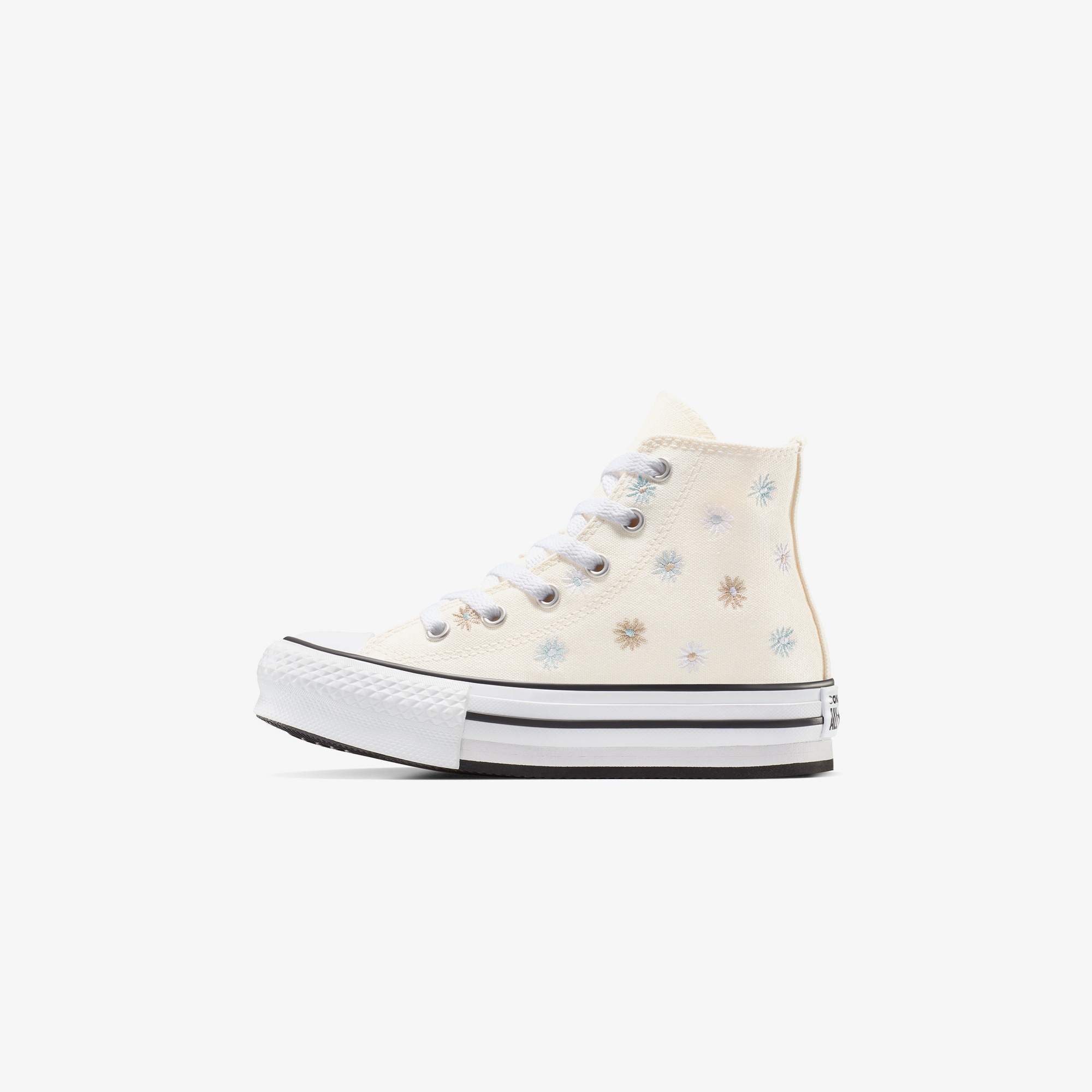Converse Chuck Taylor All Star Platform Florals Çocuk Krem Sneaker