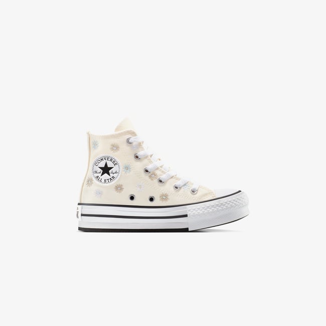  Converse Chuck Taylor All Star Platform Florals Çocuk Krem Sneaker