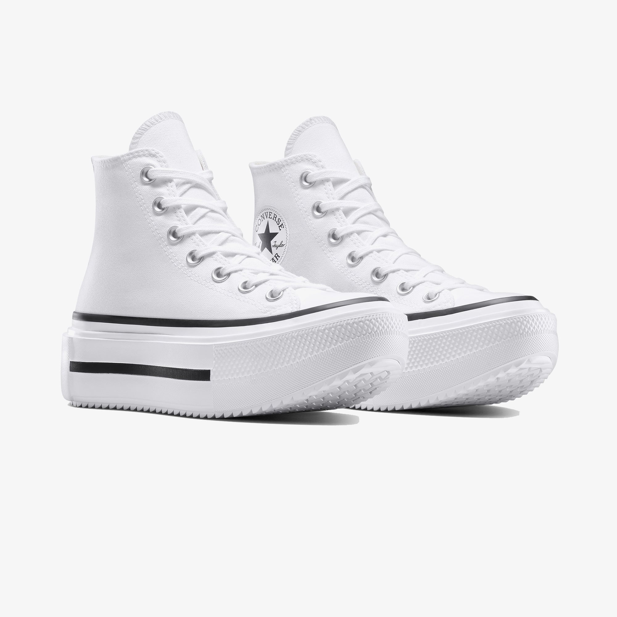 Converse Chuck Taylor All Star Lift Double Stack Unisex Beyaz Sneaker - Görsel 3