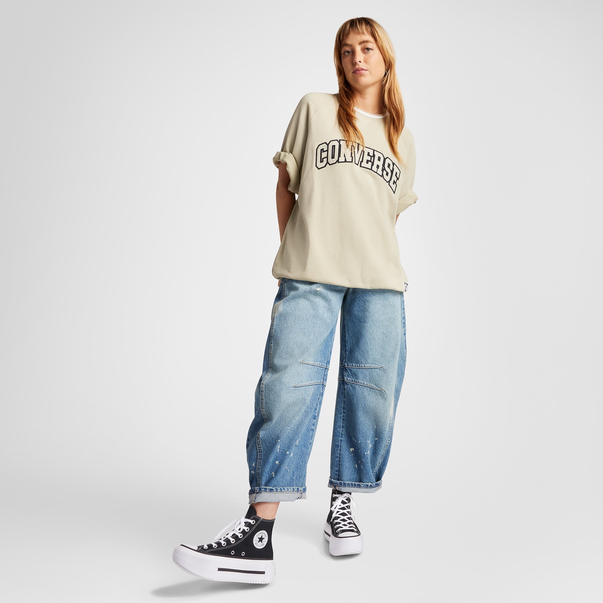 Converse Chuck Taylor All Star Lift Double Stack Unisex Siyah Sneaker