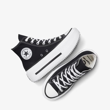  Converse Chuck Taylor All Star Lift Double Stack Unisex Siyah Sneaker