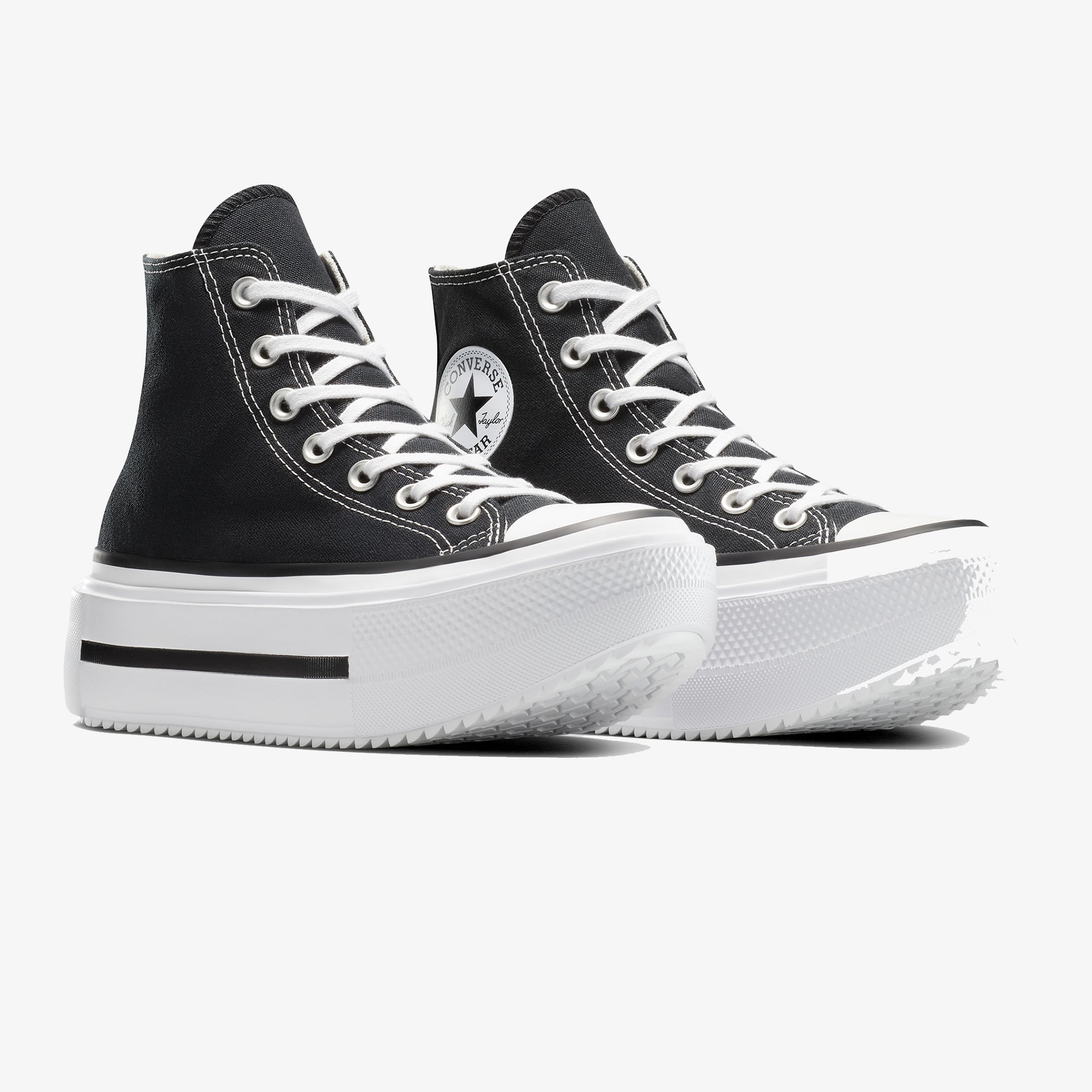 Converse Chuck Taylor All Star Lift Double Stack Unisex Siyah Sneaker