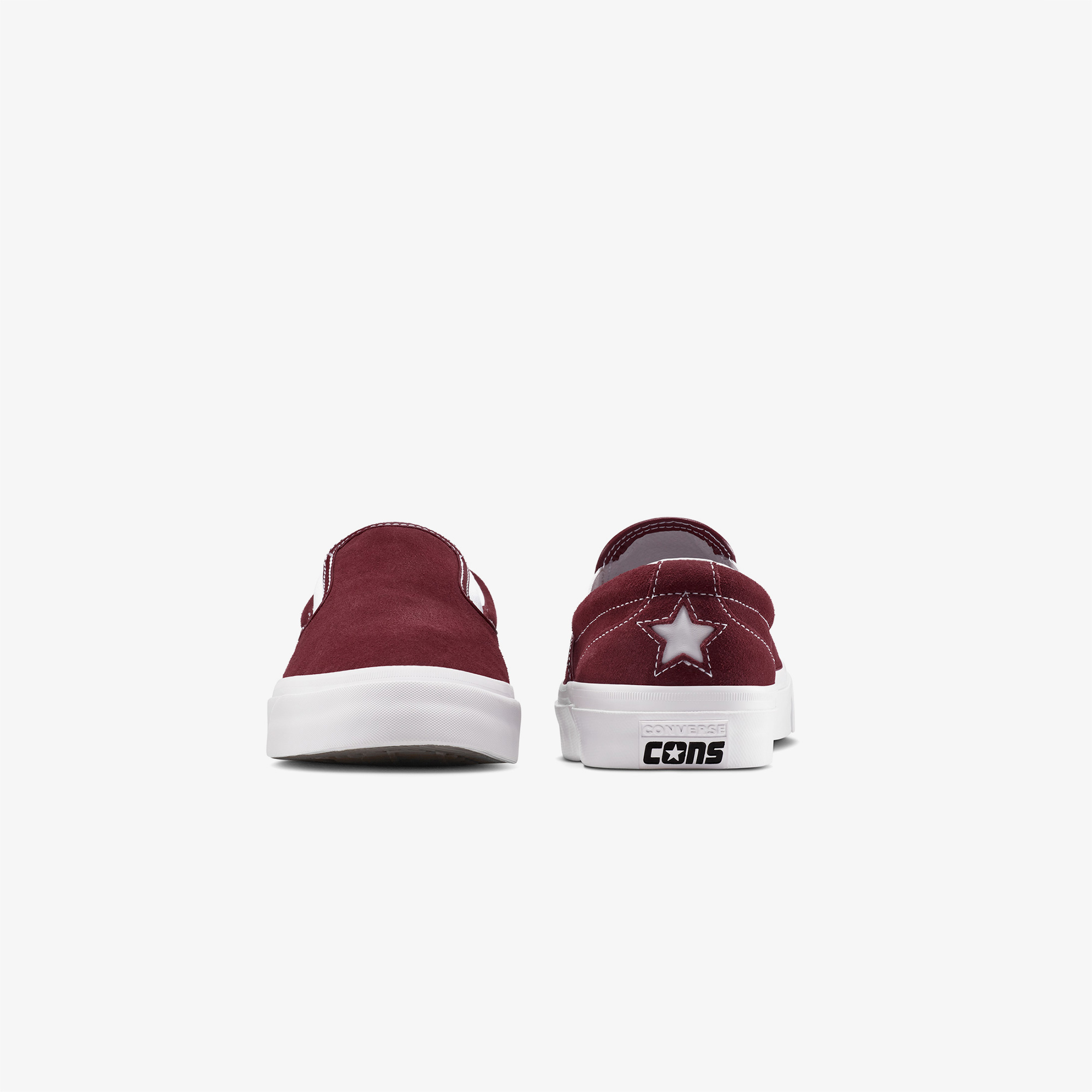 Converse Converse Bordo One Star Slip Pro Unisex Beyaz Sneaker | FashFed Bordo - 4. görsel