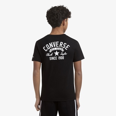  Converse Chuck Taylor All Star Çocuk Siyah T-Shirt
