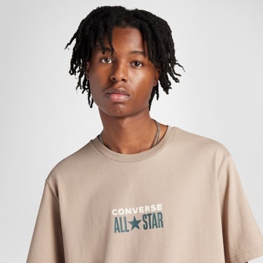  Converse Erkek Bej T-Shirt
