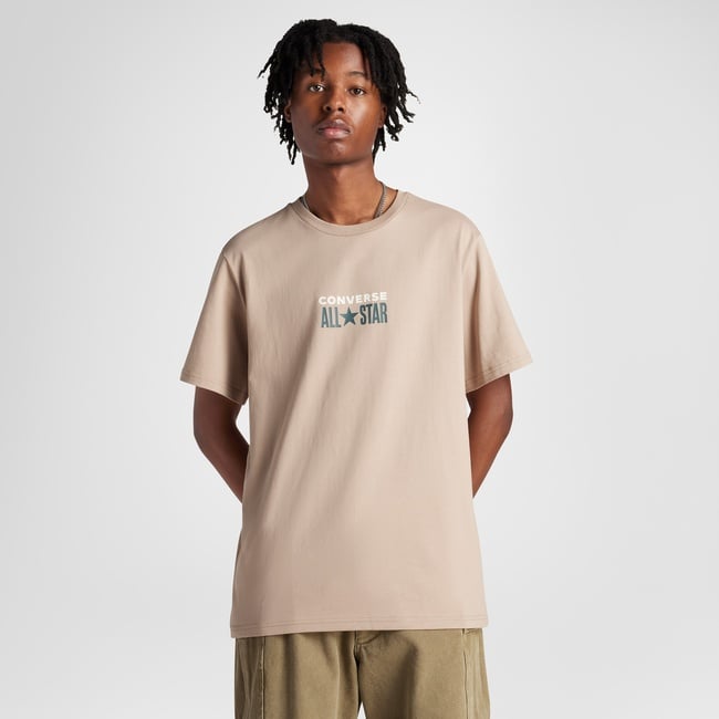  Converse Erkek Bej T-Shirt