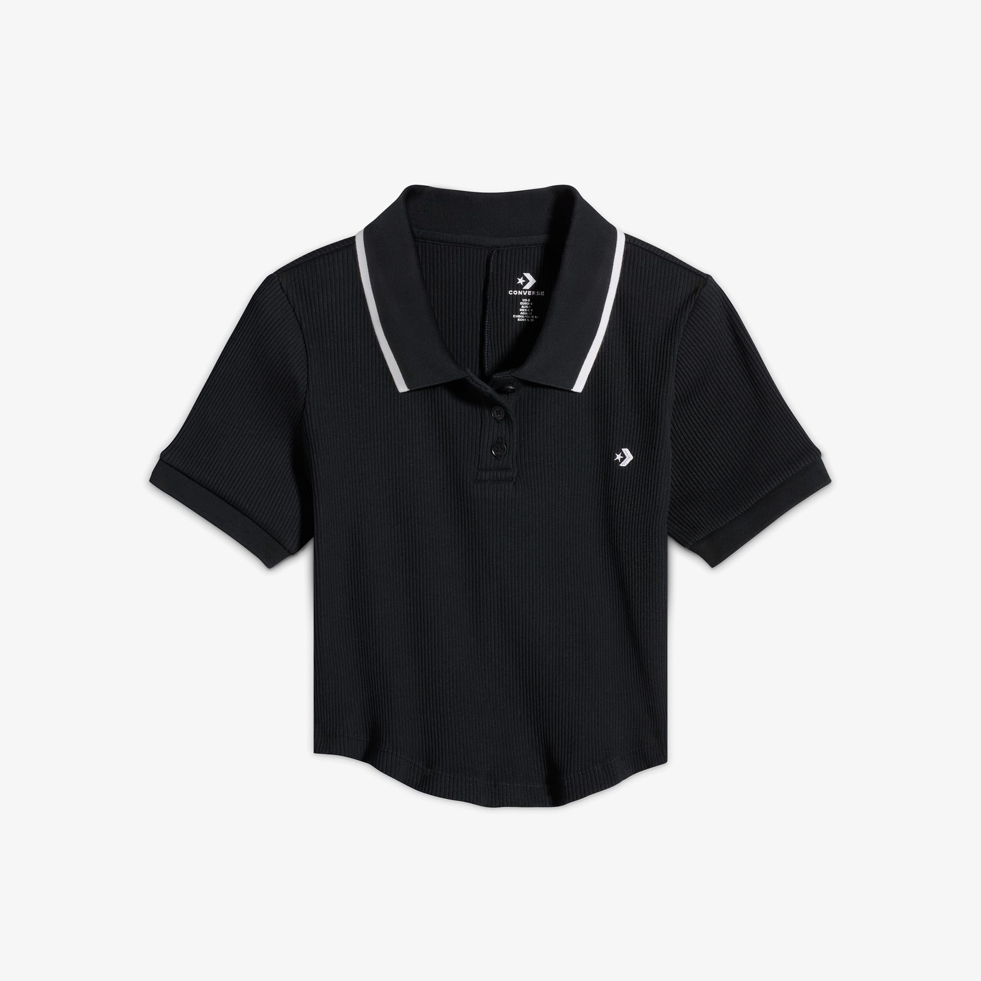  Converse Kadın Siyah T-Shirt