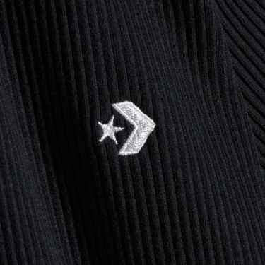  Converse Kadın Siyah T-Shirt