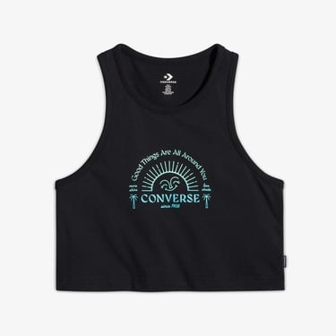  Converse Kadın Siyah T-Shirt