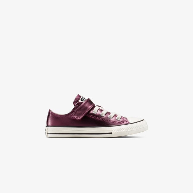  Converse Chuck Taylor All Star Metallic Çocuk Bordo Sneaker