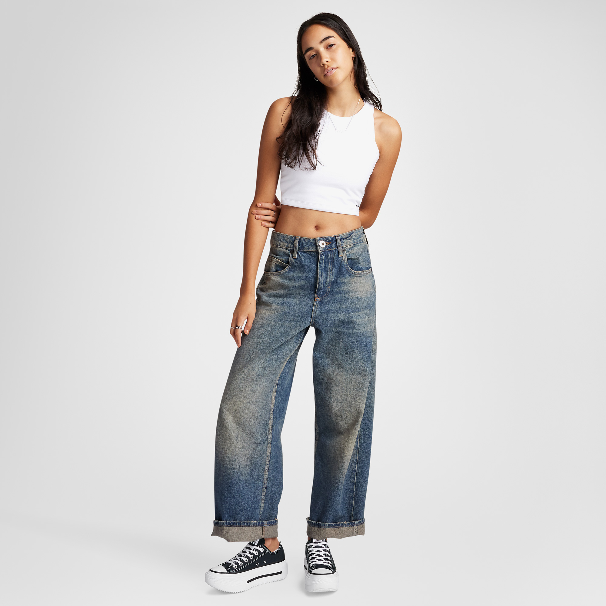 Converse Chuck Taylor All Star Lift Double Stack Platform Unisex Siyah Sneaker - Görsel 6