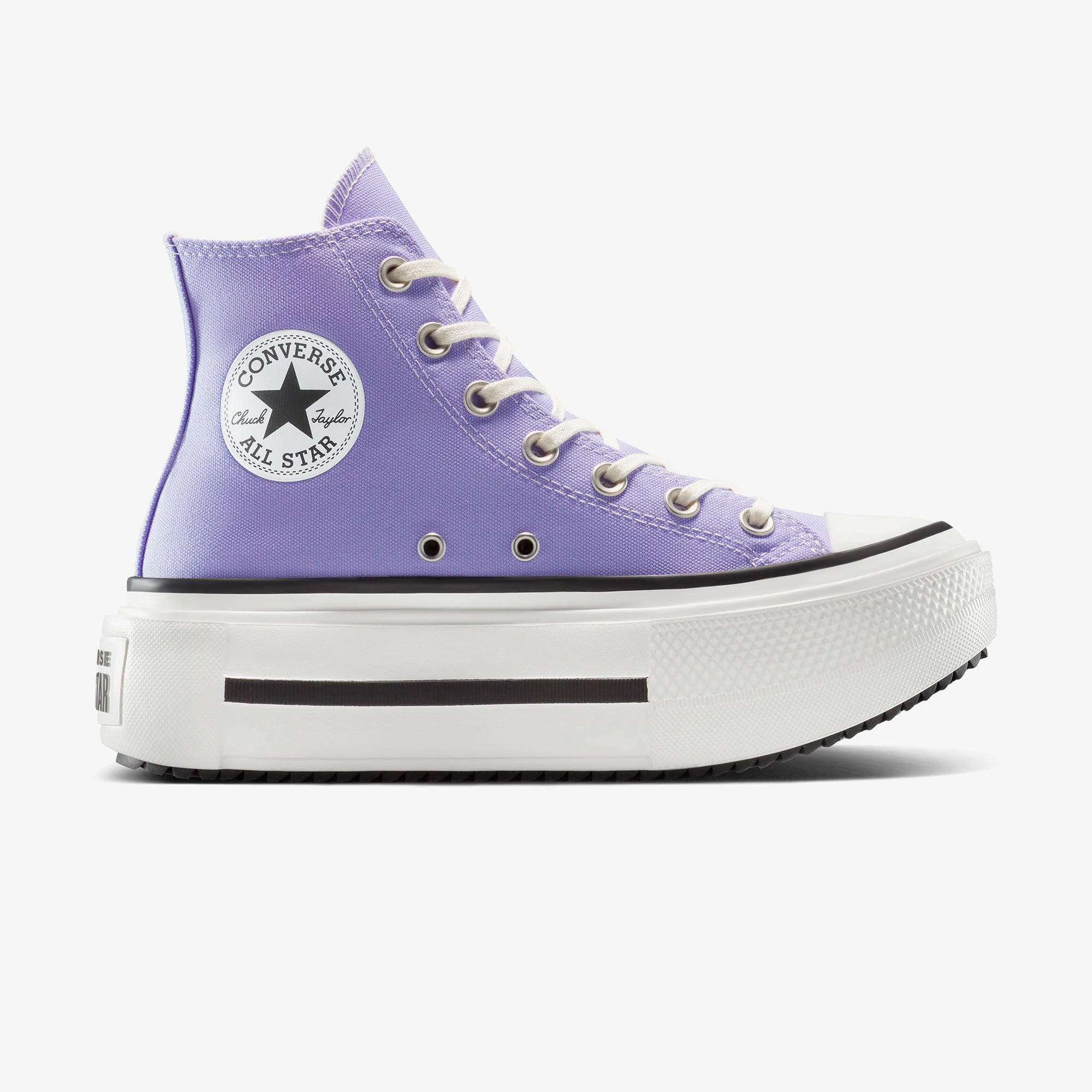 Converse Chuck Taylor All Star Lift Double Stack Unisex Mor Sneaker - Görsel 2