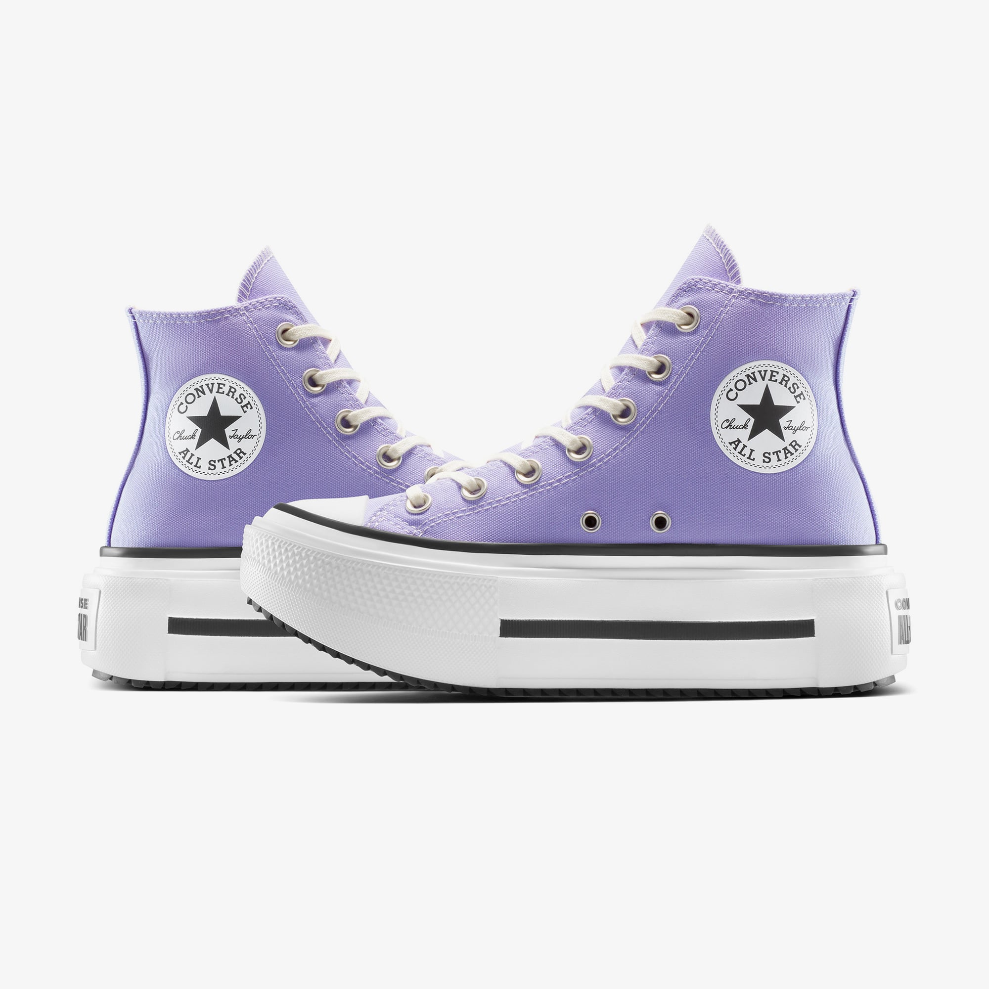 Converse Chuck Taylor All Star Lift Double Stack Unisex Mor Sneaker - Görsel 6