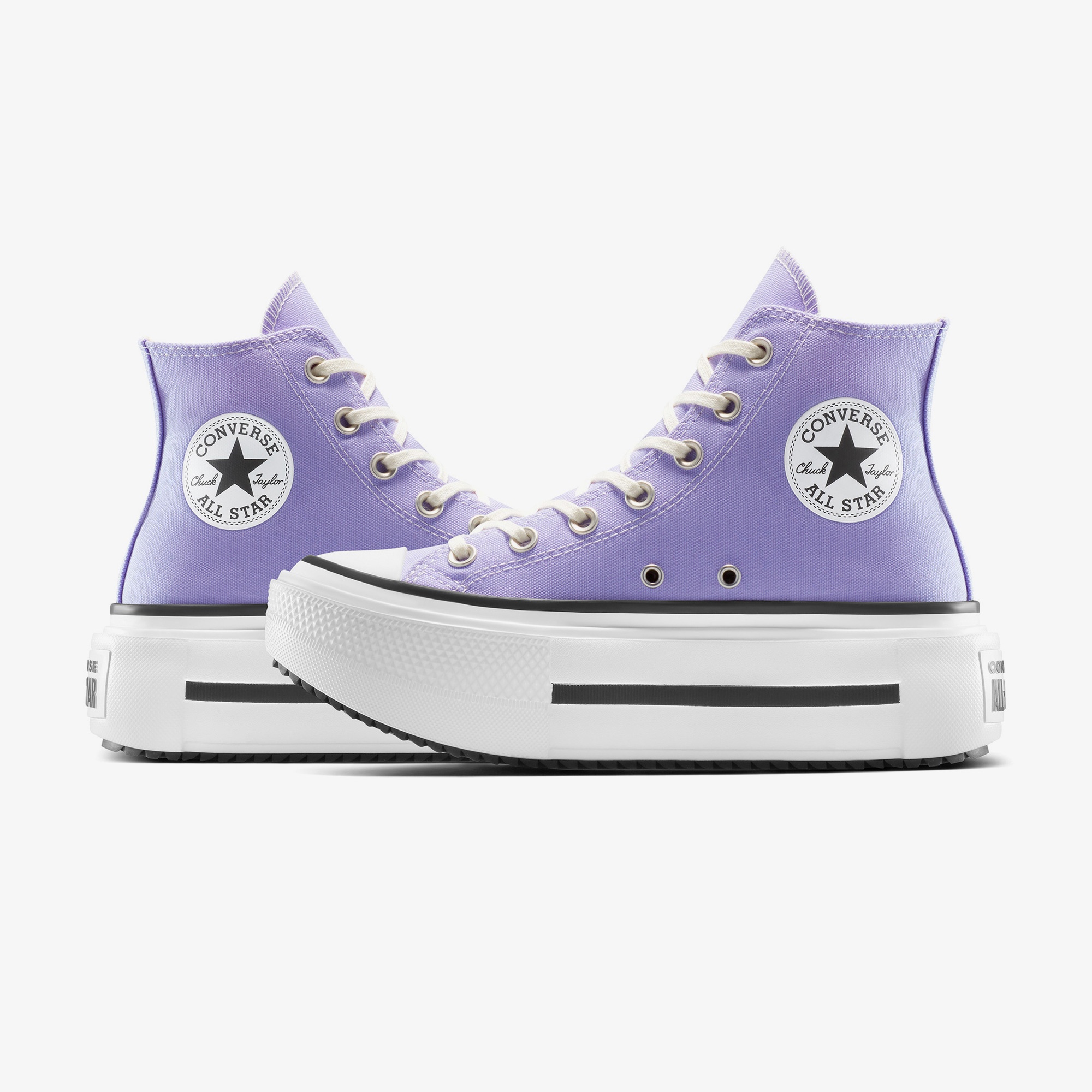 Converse Chuck Taylor All Star Lift Double Stack Unisex Mor Sneaker