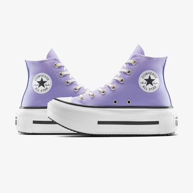  Converse Chuck Taylor All Star Lift Double Stack Unisex Mor Sneaker