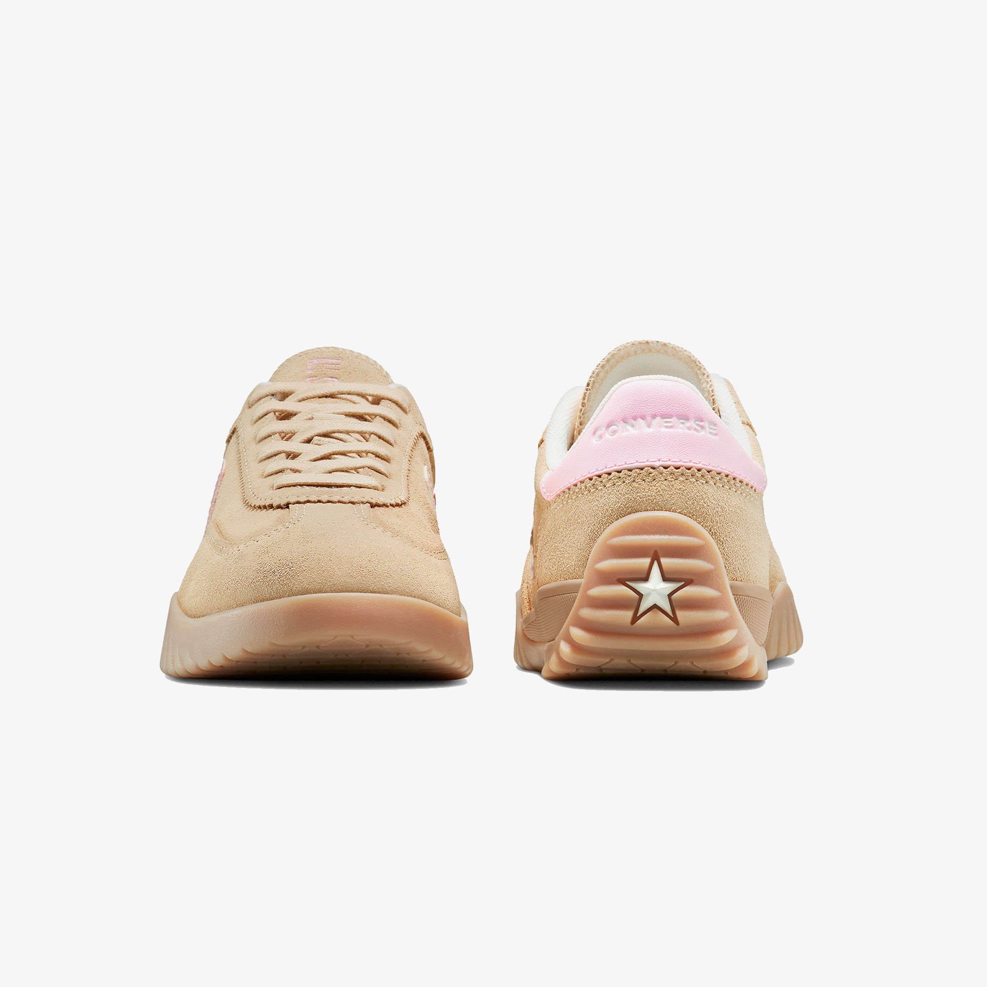 Converse Converse Kahverengi Run Star Trainer Suede Unisex Bej Sneaker | FashFed Kahverengi - 4. görsel