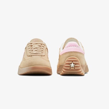  Converse Run Star Trainer Suede Unisex Bej Sneaker