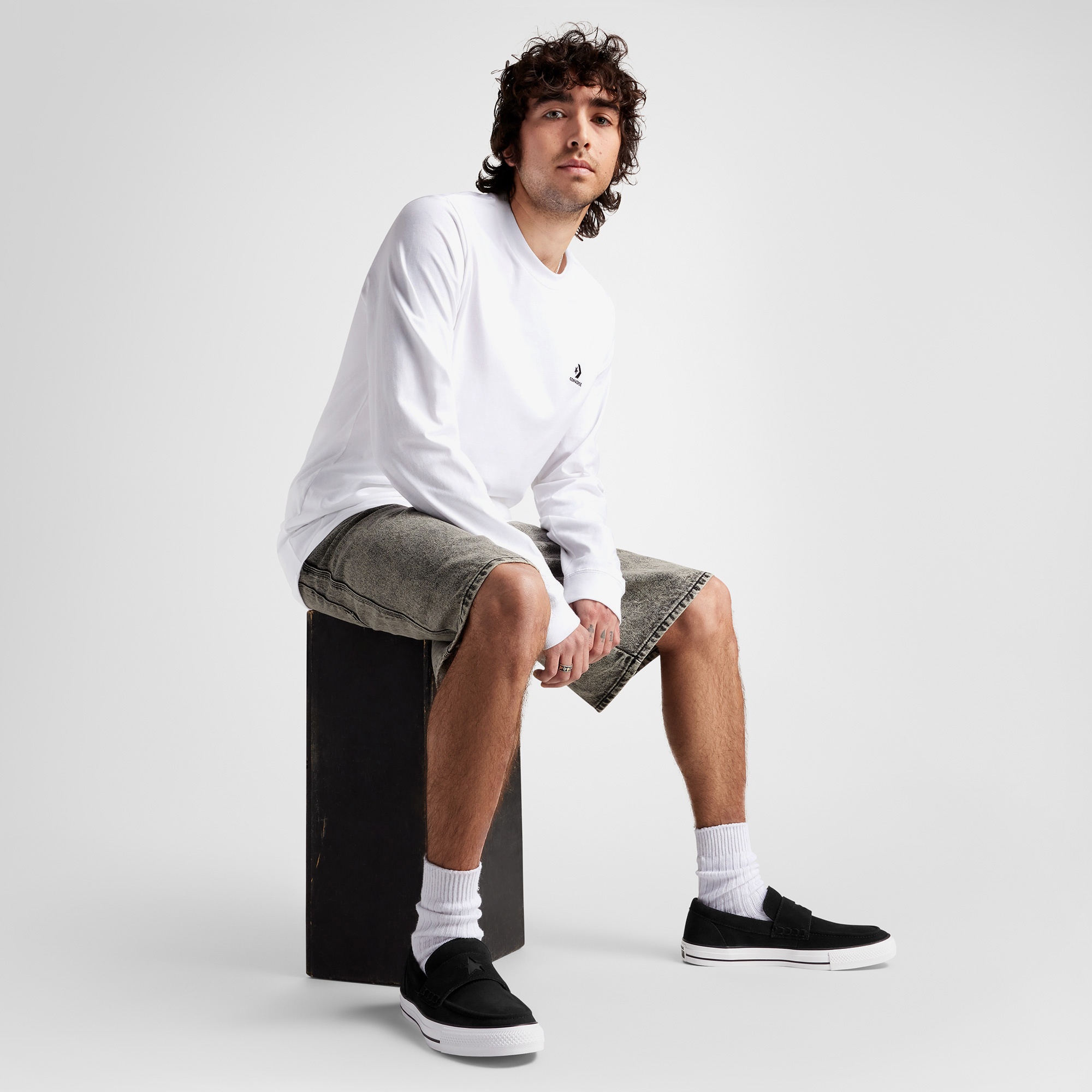 Converse Chuck Taylor All Star Loafer Unisex Siyah Sneaker