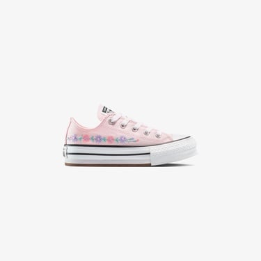  Converse Chuck Taylor All Star Platform Florals Çocuk Pembe Sneaker