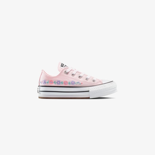  Converse Chuck Taylor All Star Platform Florals Çocuk Pembe Sneaker