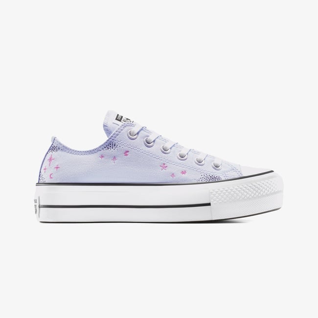  Converse Chuck Taylor All Star Lift Platform Celestial Unisex Mor Sneaker