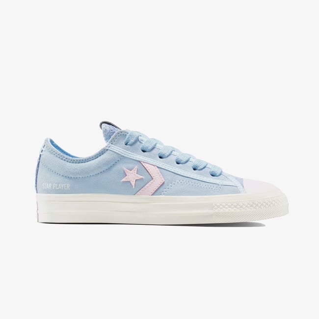  Converse Star Player 76 Colorful Suede Unisex Mavi Sneaker