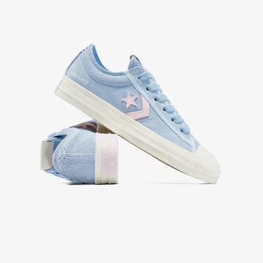  Converse Star Player 76 Colorful Suede Unisex Mavi Sneaker