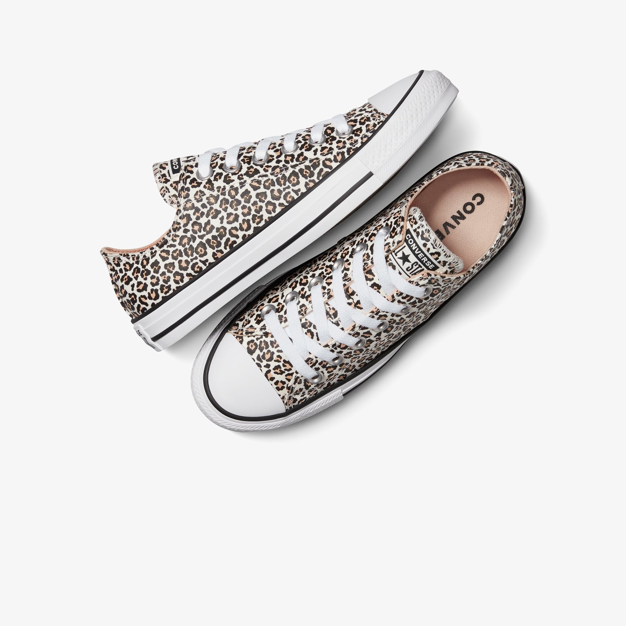 Converse Converse Siyah Chuck Taylor All Star Leopard Unisex Renkli Sneaker | FashFed Siyah - 7. görsel