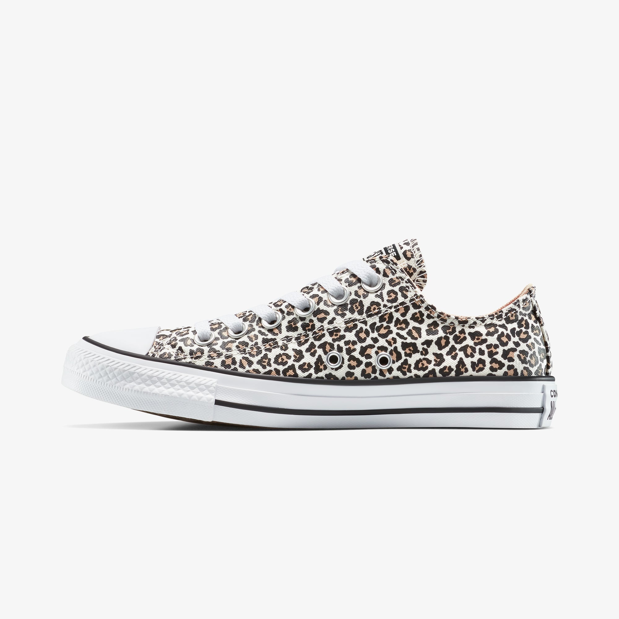 Converse Converse Siyah Chuck Taylor All Star Leopard Unisex Renkli Sneaker | FashFed Siyah - 5. görsel