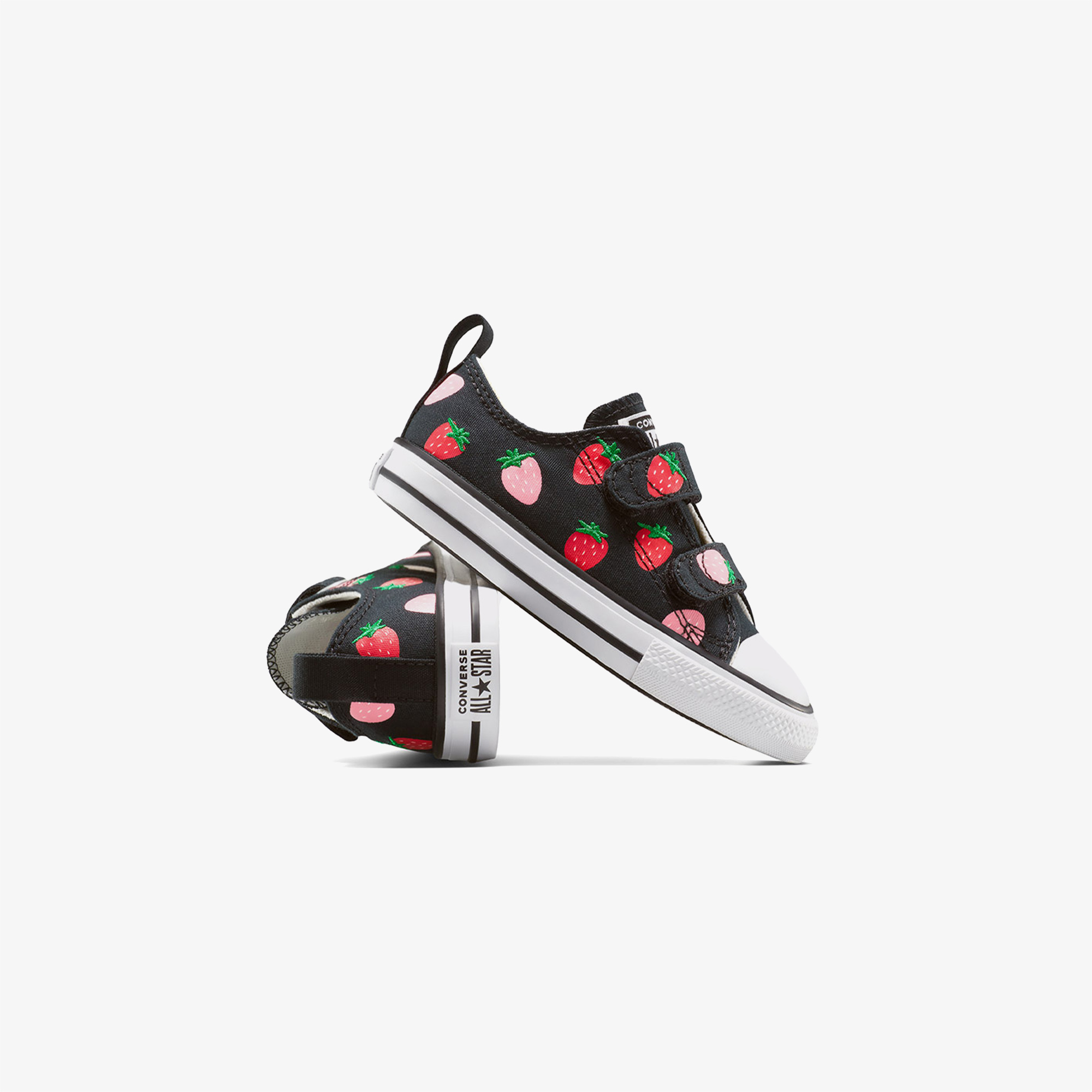 Converse Chuck Taylor All Star Strawberries Çocuk Siyah Sneaker - Görsel 6