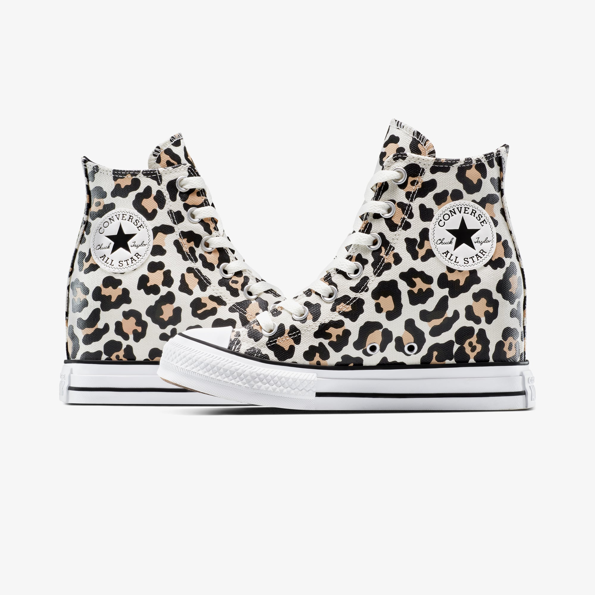 Converse Chuck Taylor All Star Platform Wedge Kadın Krem Sneaker - Görsel 6