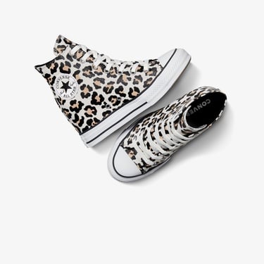  Converse Chuck Taylor All Star Platform Wedge Kadın Krem Sneaker