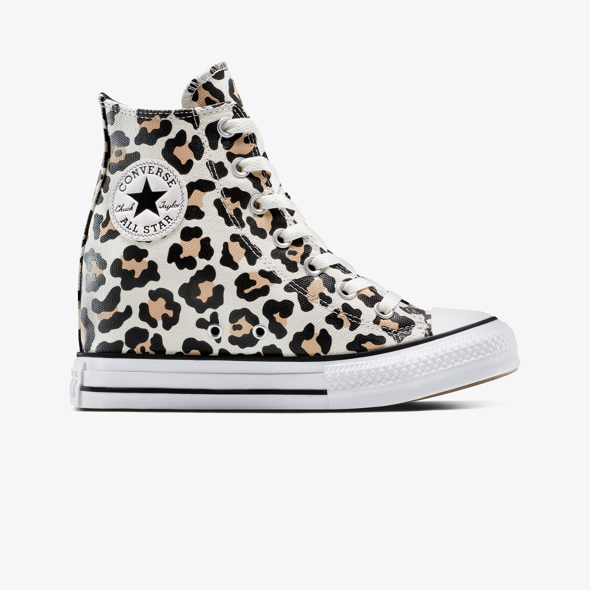 Converse Chuck Taylor All Star Platform Wedge Kadın Krem Sneaker - Görsel 2
