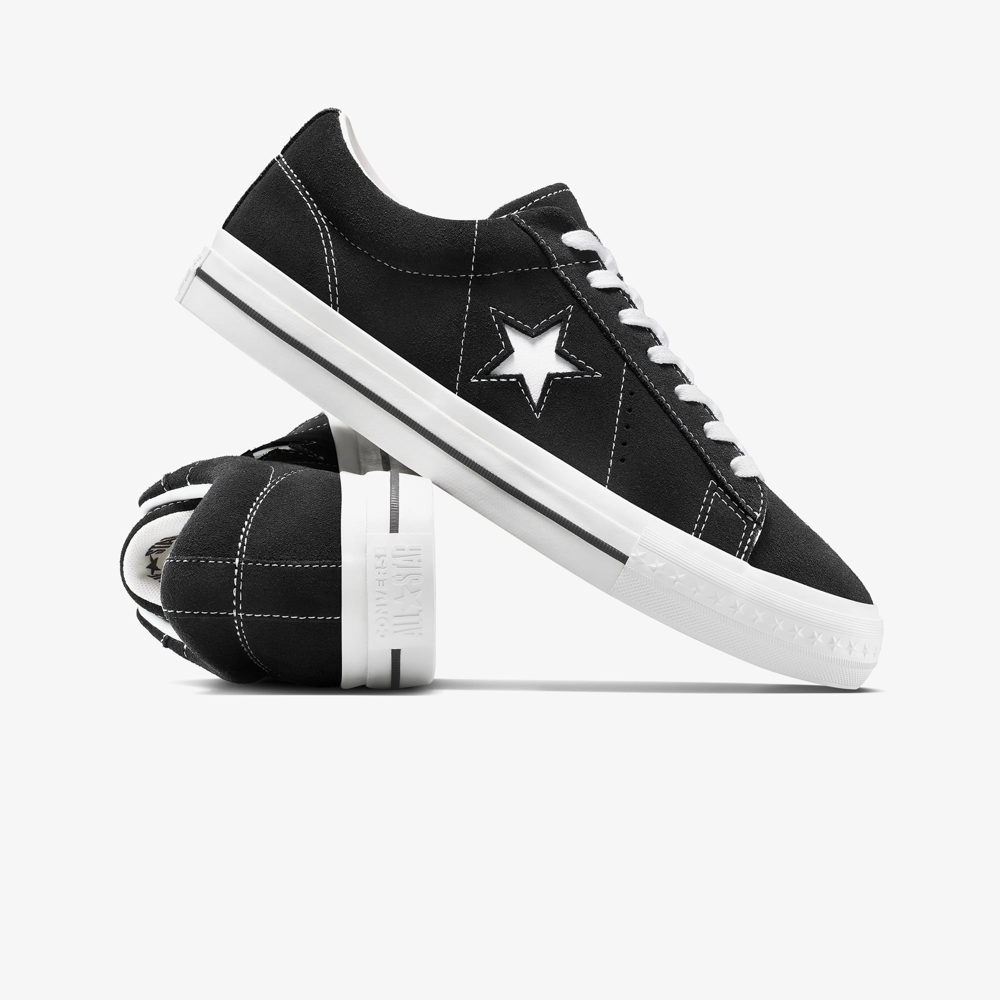 Converse One Star 95 Unisex Siyah Sneaker - Görsel 6