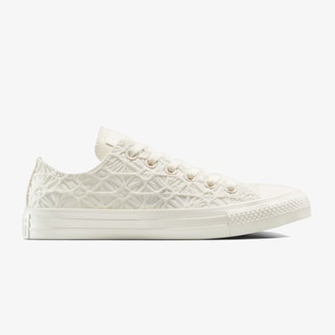  Converse Chuck Taylor All Star Textured Material Unisex Krem Sneaker